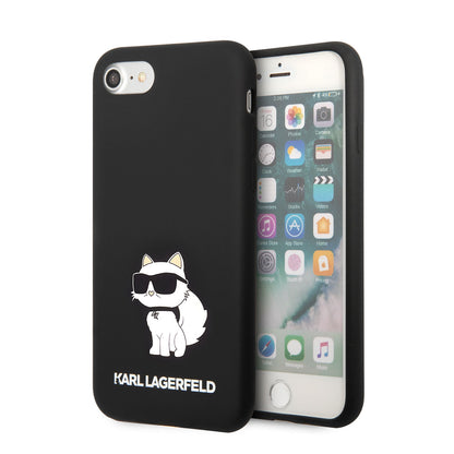 iPhone SE 2020 Kılıf Karl Lagerfeld Silikon Choupette Dizayn Kılıf