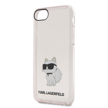 iPhone SE 2020 Kılıf Karl Lagerfeld Transparan Choupette Dizayn Kılıf