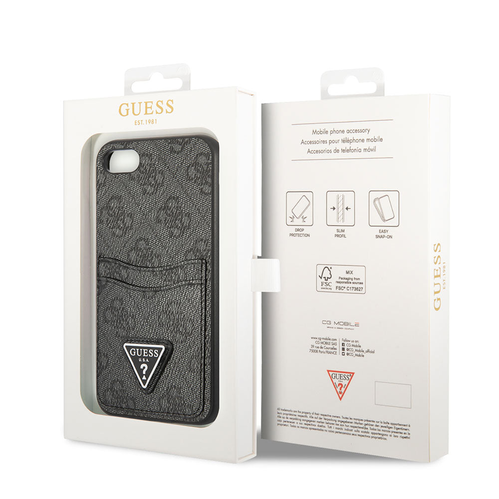 iPhone SE 2022 Kılıf GUESS Çift Kart Bölmeli Kılıf