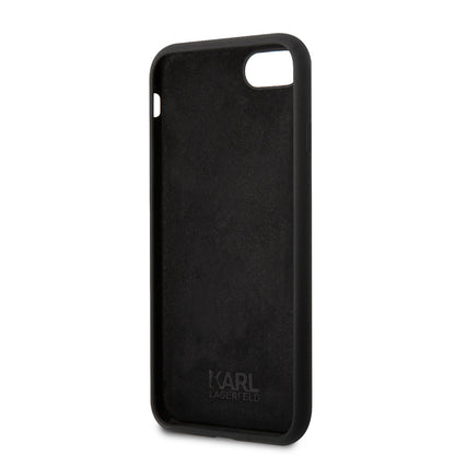 iPhone SE 2022 Kılıf Karl Lagerfeld Silikon Choupette Dizayn Kılıf