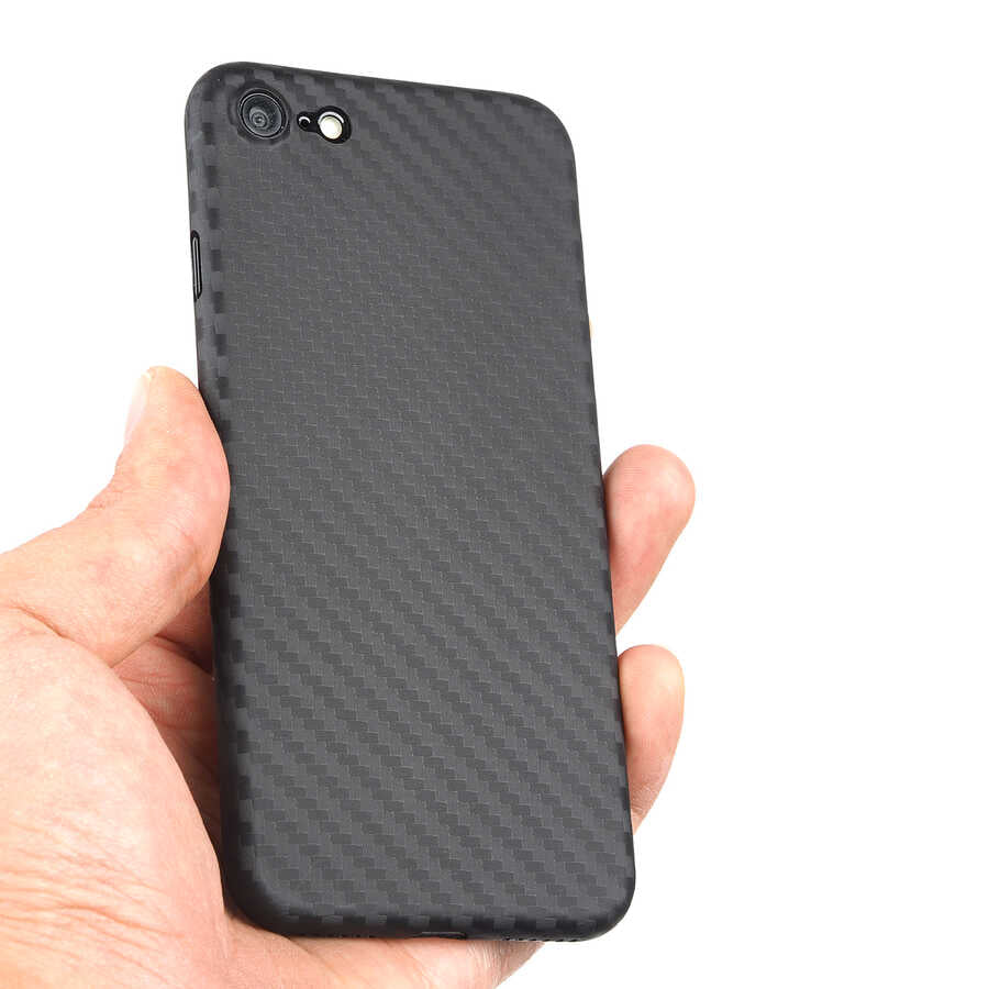 iPhone SE 2022 Kılıf Wiwu Skin Carbon PP Kılıf