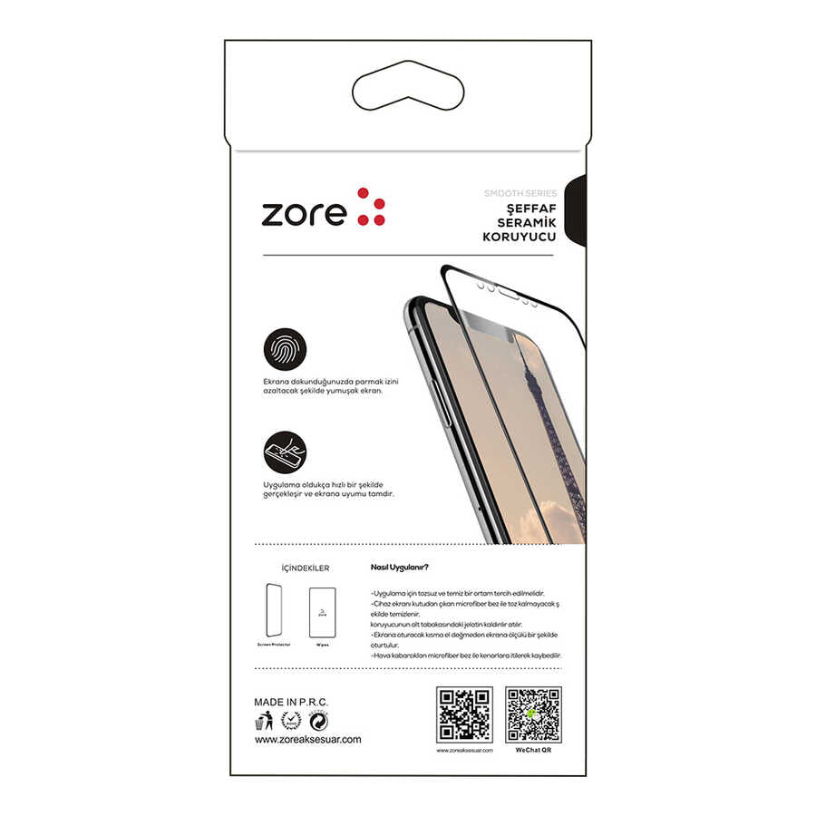 iPhone SE 2022 Zore Seramik Ekran Koruyucu