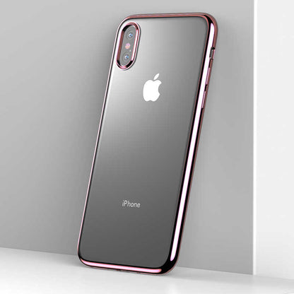 iPhone X Benks Magic Glitz Ultra-Thin Transparent Protective Soft Kılıf