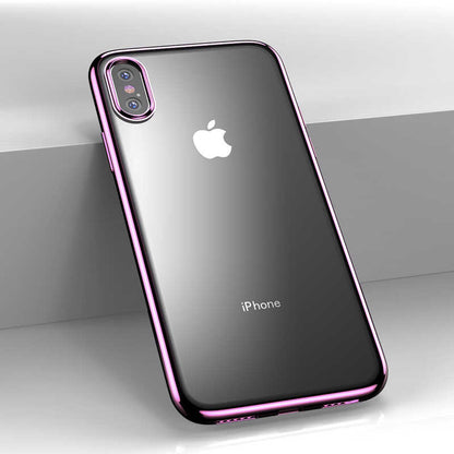 iPhone X Benks Magic Glitz Ultra-Thin Transparent Protective Soft Kılıf