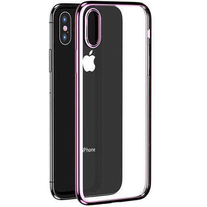 iPhone X Benks Magic Glitz Ultra-Thin Transparent Protective Soft Kılıf