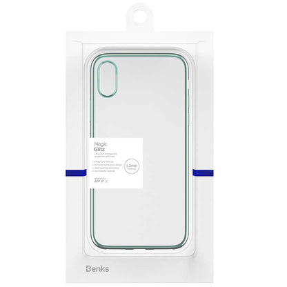iPhone X Benks Magic Glitz Ultra-Thin Transparent Protective Soft Kılıf