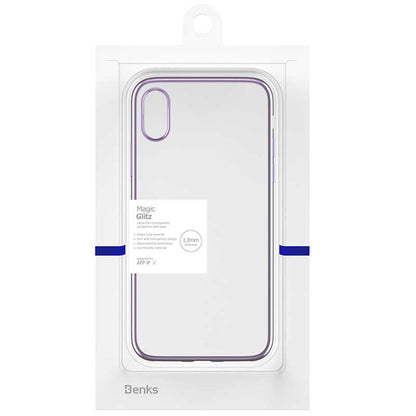 iPhone X Benks Magic Glitz Ultra-Thin Transparent Protective Soft Kılıf
