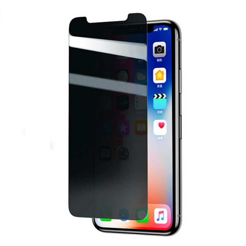 iPhone X Zore Rika Premium Privacy Temperli Cam Ekran Koruyucu