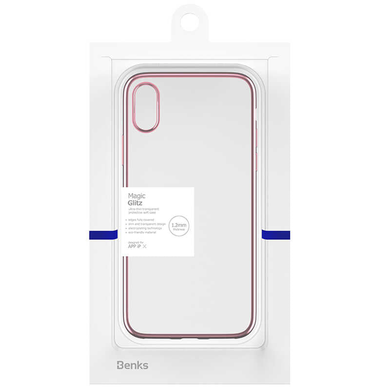 iPhone XS 5.8 Benks Magic Glitz Ultra-Thin Transparent Protective Soft Kılıf