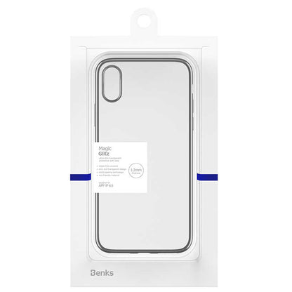 iPhone XS Max 6.5 Benks Magic Glitz Ultra-Thin Transparent Protective Soft Kılıf