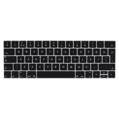 Macbook 13' Pro Touch Bar A1706 Zore Klavye Koruyucu Silikon Ped