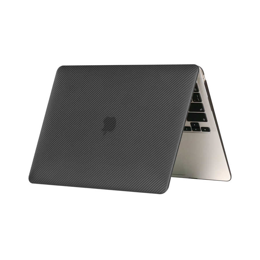 Macbook 13.3' Pro 2020 A2338 Zore MSoft Carbon Fiber Tasarımlı Kılıf