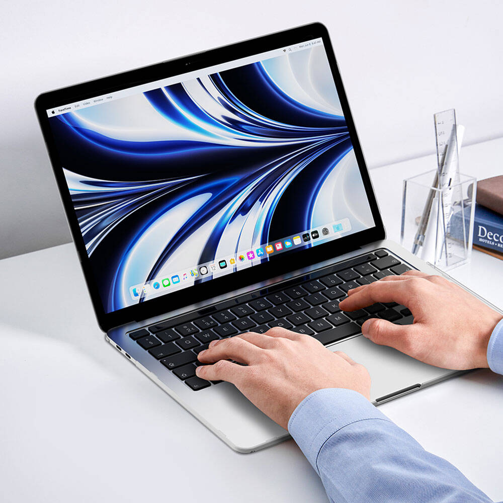 Macbook 13.6' Air 2024 M2 A2681 Wiwu Macbook iShield Standlı Shield Kılıf
