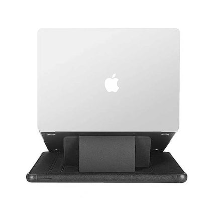 Macbook 14.2' 2021 Wiwu Defender Stand Case Taşınabilir Standlı Magnetik PU Laptop Çantası