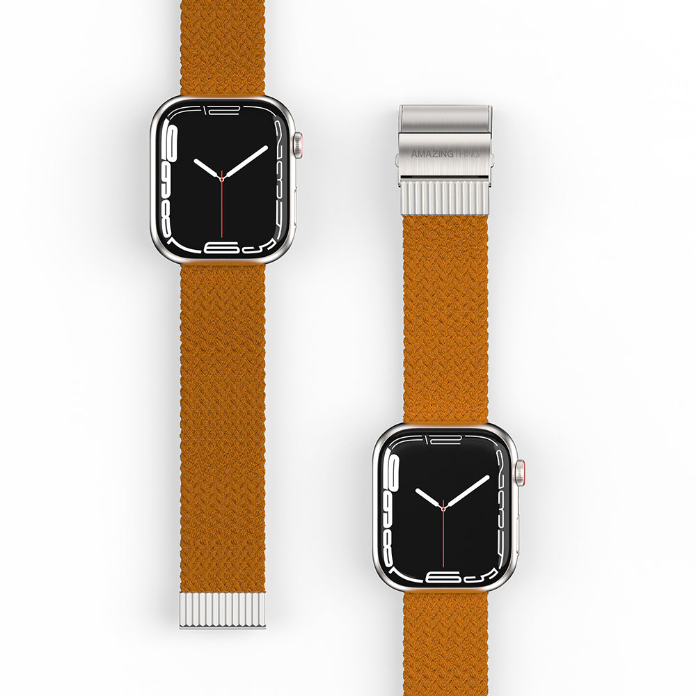 Watch 10 42mm Amazingthing Titan Weave Örgü Sport Kordon