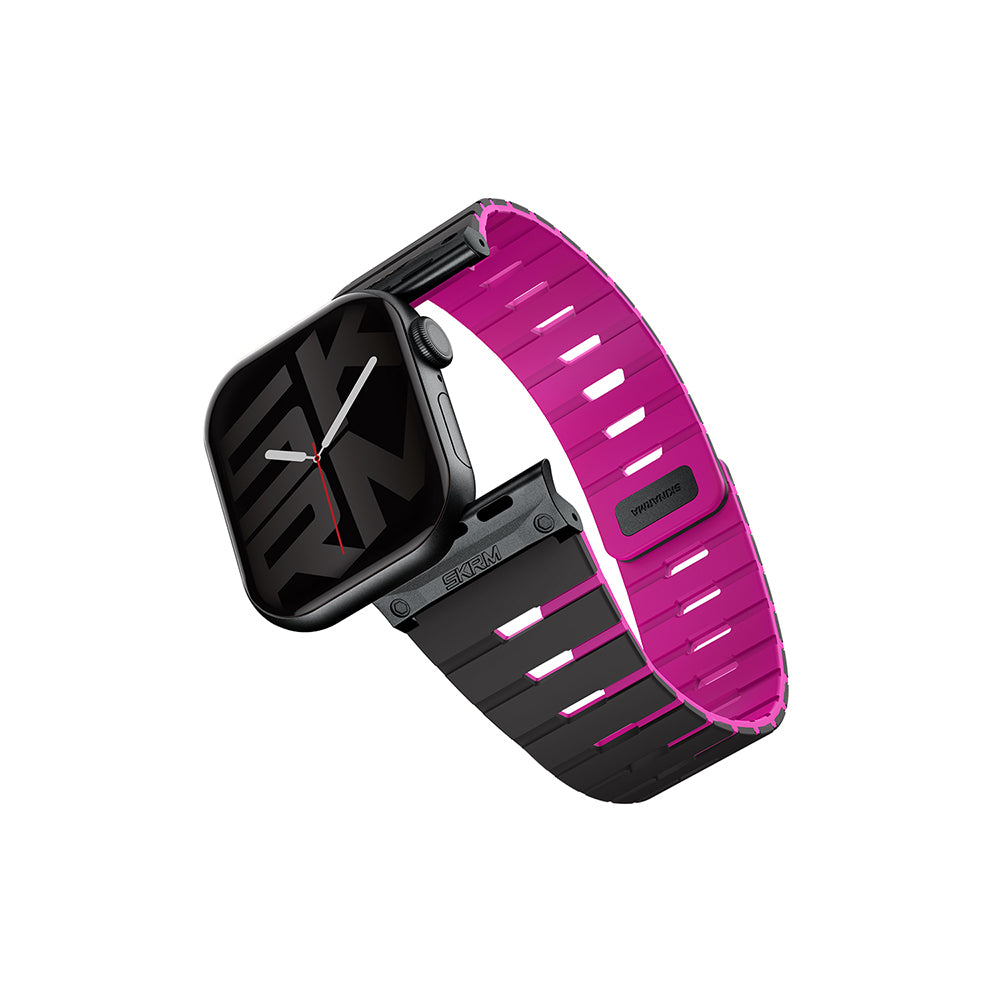 Watch 10 42mm Skinarma Gemini Serisi TPU Magnetik Silikon Kordon