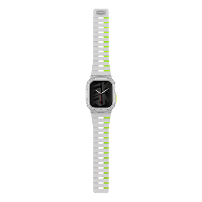 Watch 10 42mm Skinarma Nightglow Atom TPU Kasa Koruyucu + Gemini Silikon Kordon
