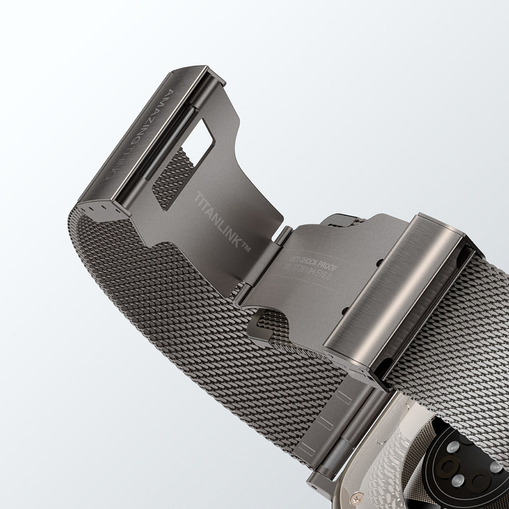 Watch 10 46mm Amazingthing Titan Premium Metal Hasır Kordon