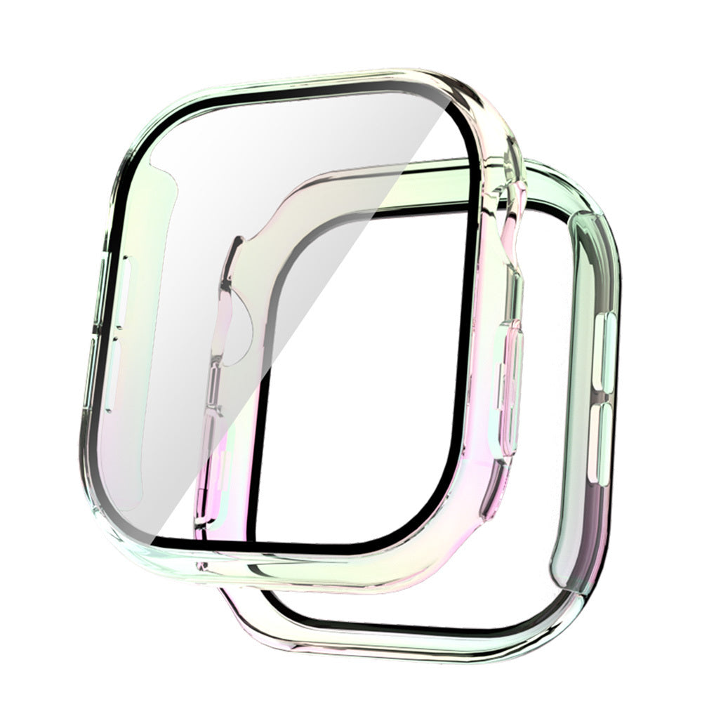 Watch 10 46mm Sert PC Kasa Electroplatink Çerçeveli Ekran Koruyucu Zore Watch Gard 36