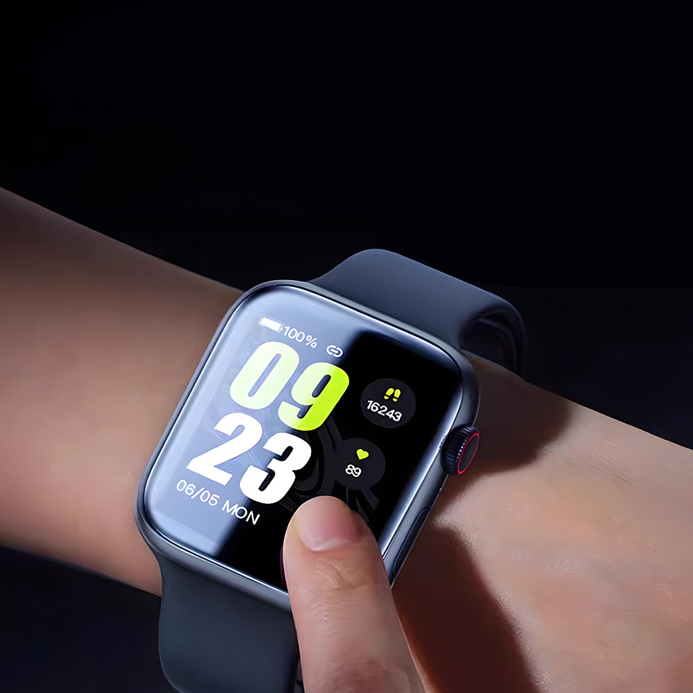 Watch 10 46mm Wiwu JD-107 Easy Install Serisi HD Ekran Koruyucu Film + Kolay Uygulama Aparatı