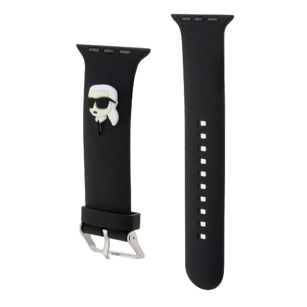 Watch 40mm Karl Lagerfeld orijinal Lisanslı İkonik Karl Head Logolu Silikon Kordon
