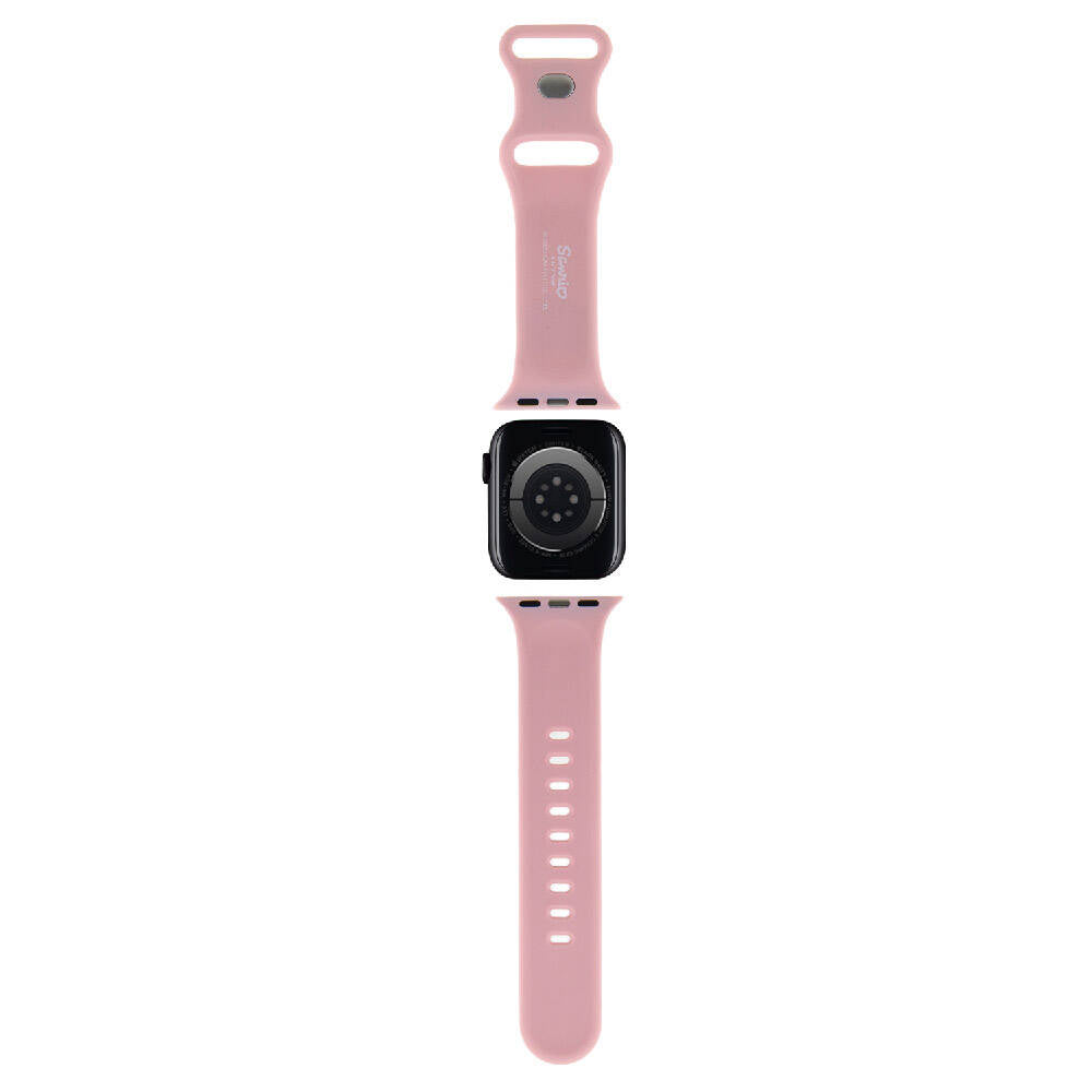 Watch 40mm Hello Kitty Orijinal Lisanslı Yazı Logolu Fiyonk & Kitty Head Silikon Kordon