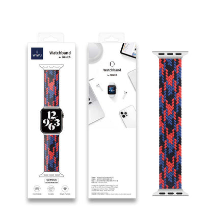 Watch 40mm Wiwu Braided Solo Loop Contrast Color Large Kordon