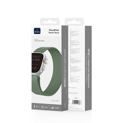 Watch 42mm Kordon Wiwu WB501 CloudFlex Serisi Hasır Örgü Strap Kayış