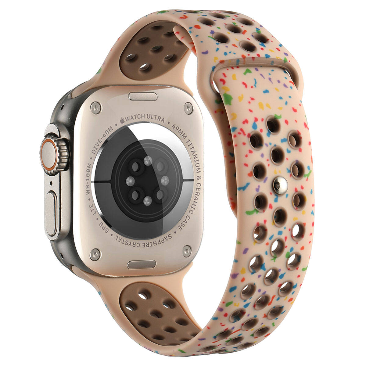 Watch 42mm Kordon Yeni Seri 2023 KRD-02 Silikon Strap Kayış