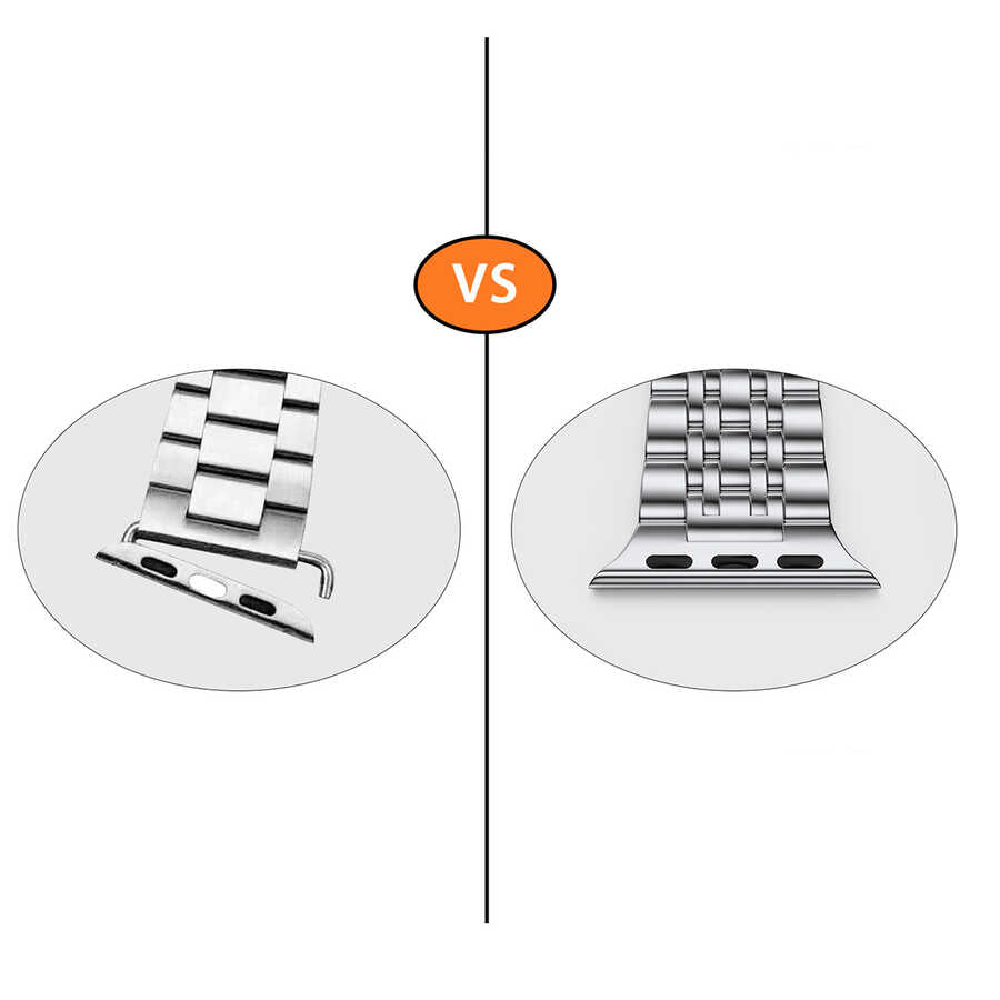 Watch 42mm Wiwu Seven Beads Steel Belt Metal Kordon