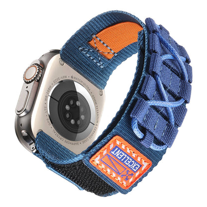 Watch 42mm Zore KRD-112 Orbital Örgülü Halat Tasarımlı Naylon Kumaş Hasır Kordon