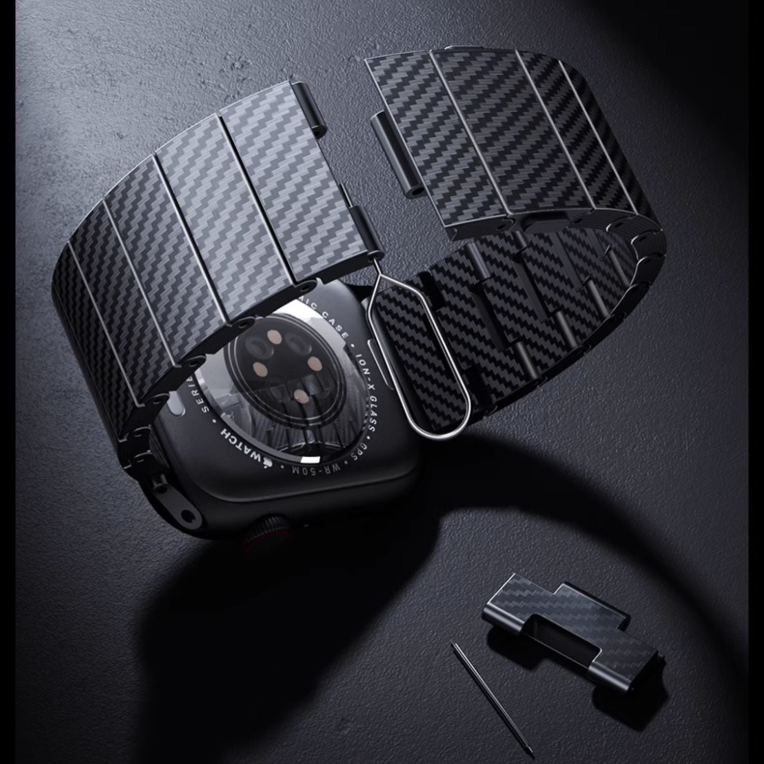 Watch 42mm Zore KRD-90 600D Karbon Fiber Kordon