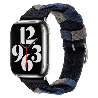 Watch 42mm Zore KRD-97 Sarmal Örgü Tasarımlı Kordon