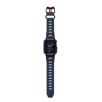 Watch 44 mm Skinarma Mecha 2in1 TPU Kasa Koruyucu + Silikon Kordon