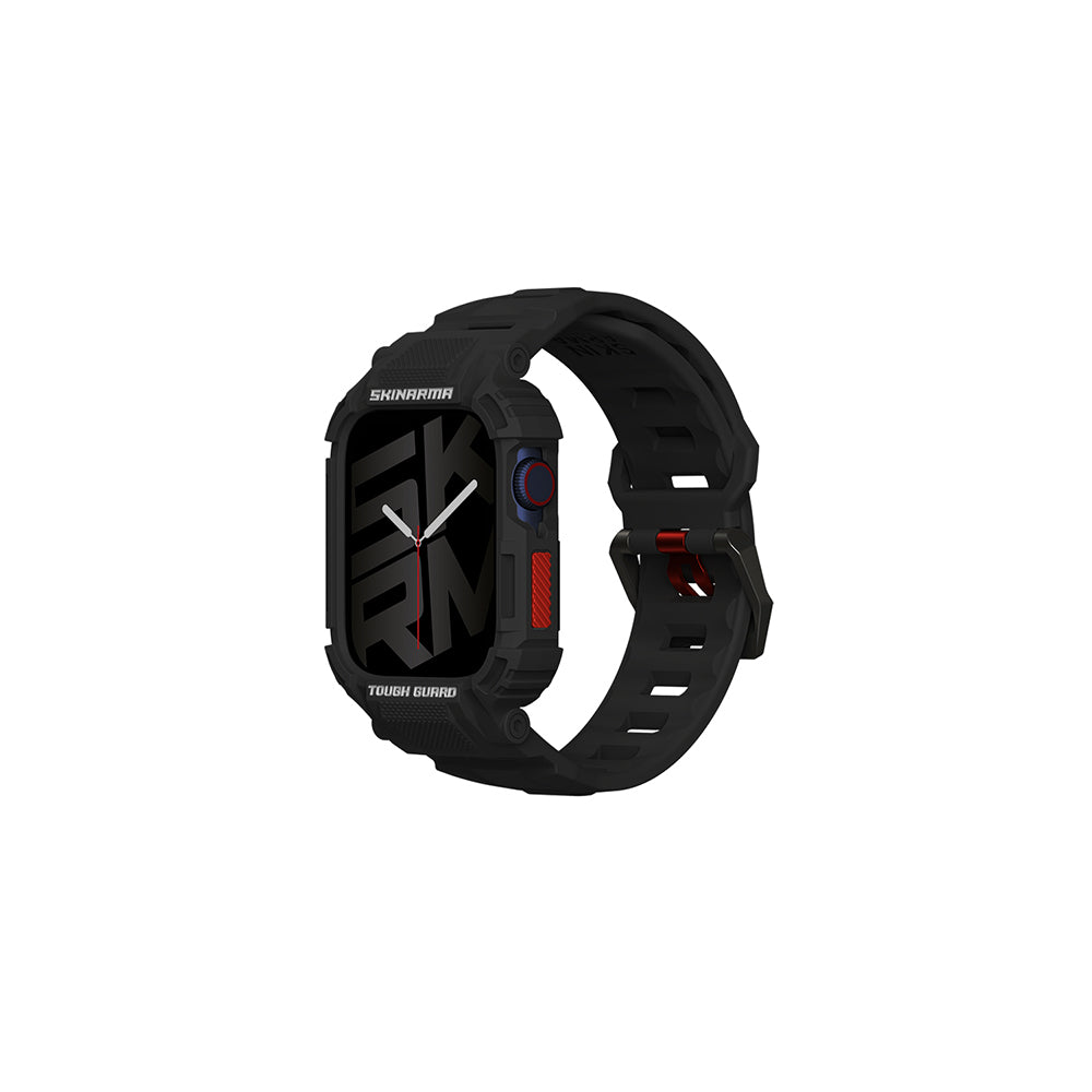 Watch 44mm Skinarma Mecha 2in1 TPU Kasa Koruyucu + Silikon Kordon