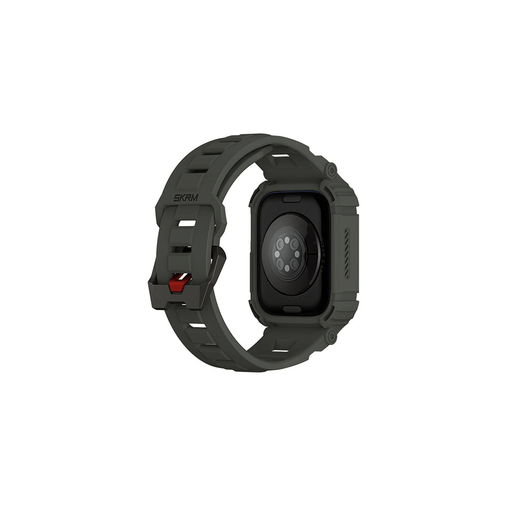 Watch 44mm Skinarma Mecha 2in1 TPU Kasa Koruyucu + Silikon Kordon