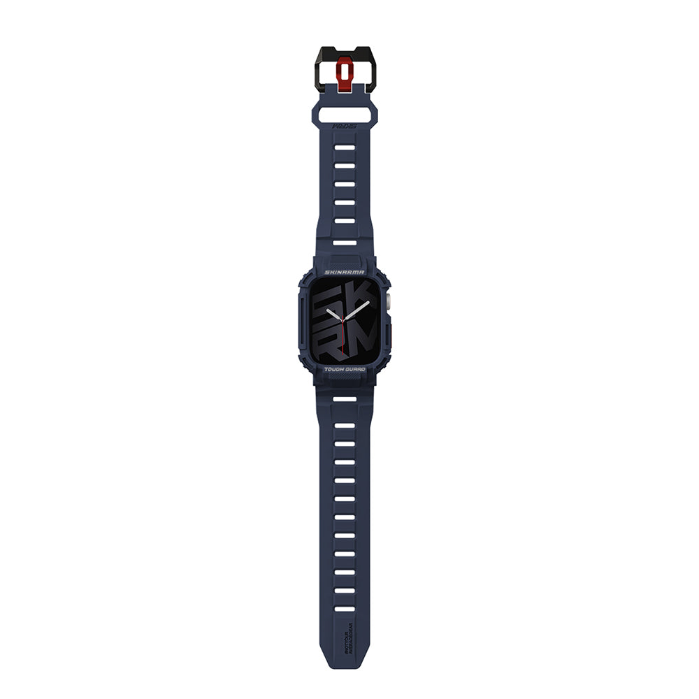 Watch 44mm Skinarma Mecha 2in1 TPU Kasa Koruyucu + Silikon Kordon