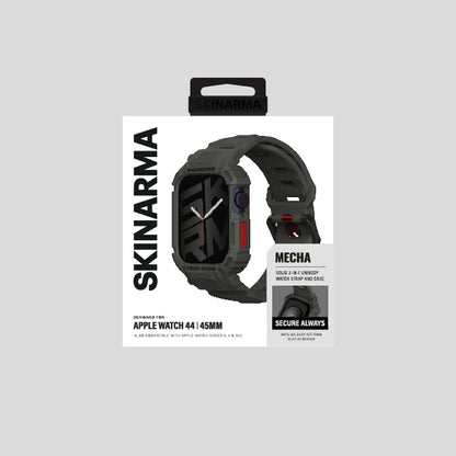 Watch 44mm Skinarma Mecha 2in1 TPU Kasa Koruyucu + Silikon Kordon