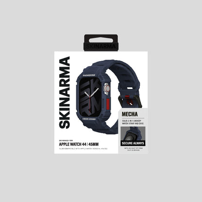 Watch 44mm Skinarma Mecha 2in1 TPU Kasa Koruyucu + Silikon Kordon