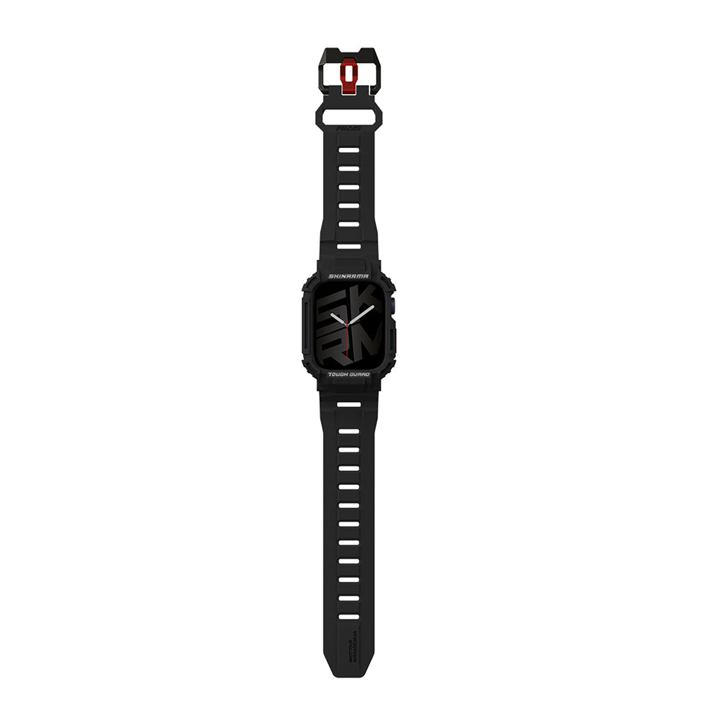 Watch 44mm Skinarma Mecha 2in1 TPU Kasa Koruyucu + Silikon Kordon