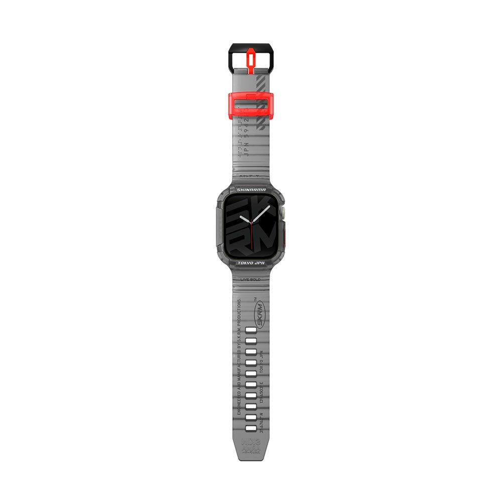 Watch 44mm SkinArma Saido Sert PC Kasa Koruyuculu Silikon Kordon