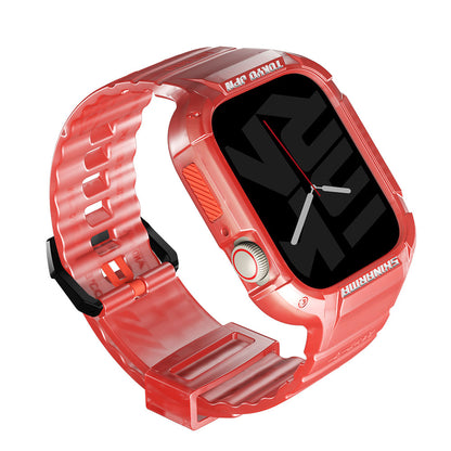 Watch 44mm SkinArma Saido Sert PC Kasa Koruyuculu Silikon Kordon