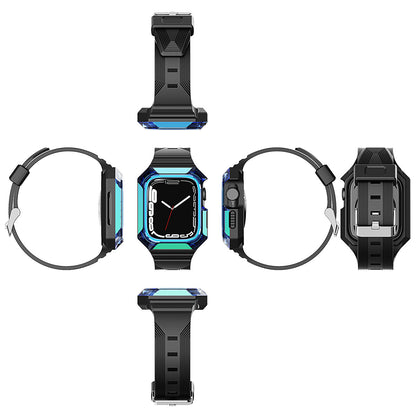 Watch 44mm Zore KRD-88 Sert PC Kasa Koruyuculu Silikon Kordon