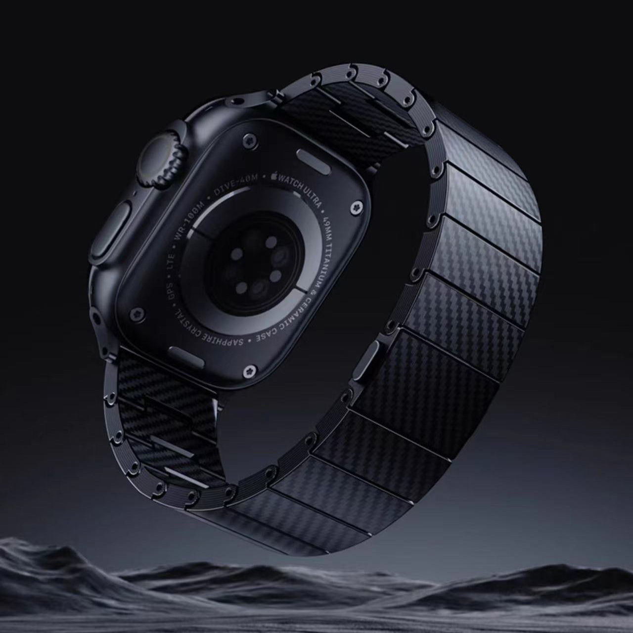 Watch 44mm Zore KRD-90 600D Karbon Fiber Kordon