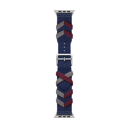 Watch 44mm Zore KRD-97 Sarmal Örgü Tasarımlı Kordon