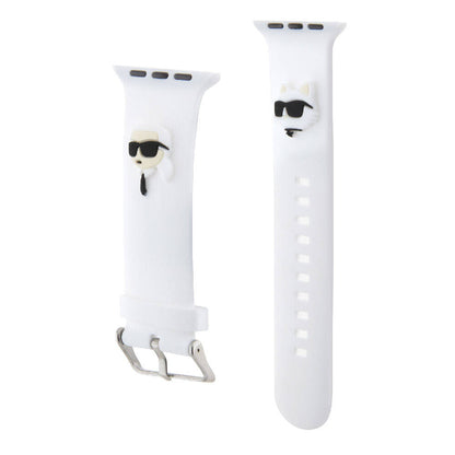 Watch 7 41mm Karl Lagerfeld orijinal Lisanslı İkonik Karl & Choupette Logolu Silikon Kordon