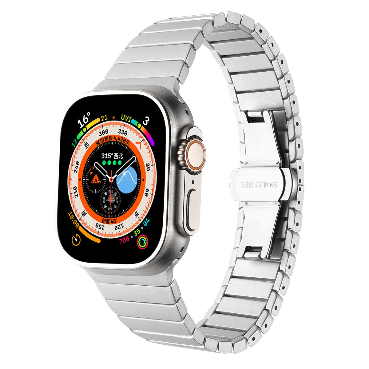 Watch 7 41mm Kordon KRD-79 Metal Strap Kayış