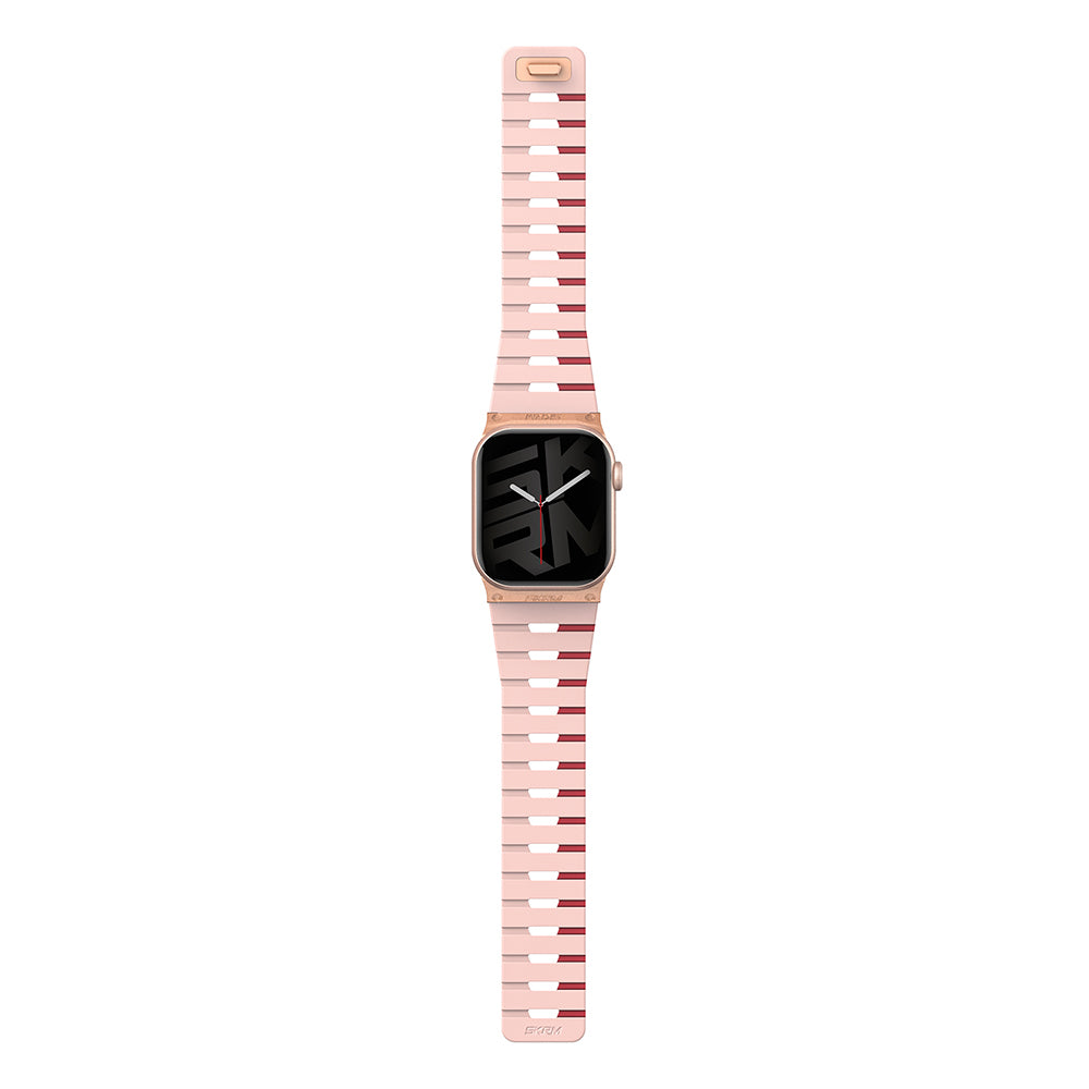 Watch 7 41mm Skinarma Gemini Serisi TPU Magnetik Silikon Kordon