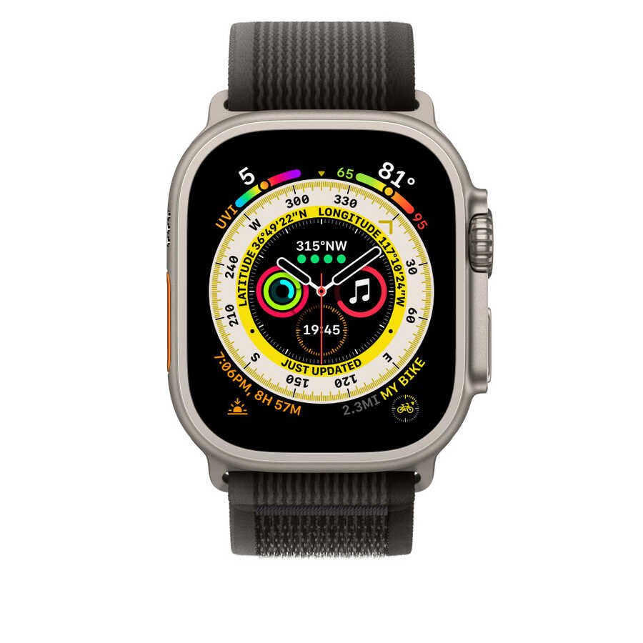 Watch 7 41mm Wiwu Trail Loop Naylon Örgü İşlemeli Hasır Kordon Strap Kayış