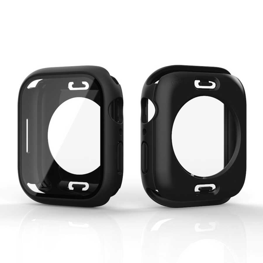 Watch 7 45mm 360 Derece Korumalı Kasa ve Ekran Koruyucu Zore Watch Gard 12